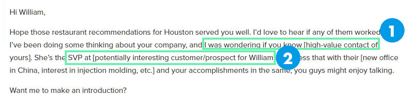 The Introduction Business Email Template