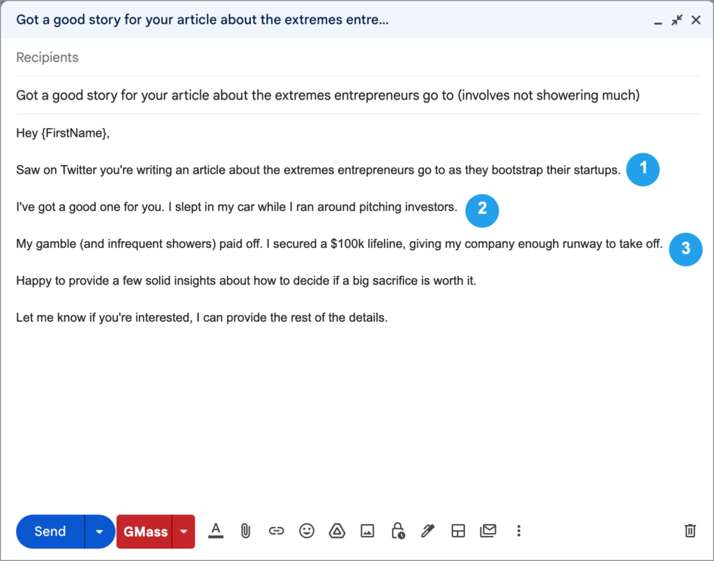 Get Published Cold Email 